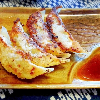 ＊①工夫で＊ パリっと餃子の焼き方☆